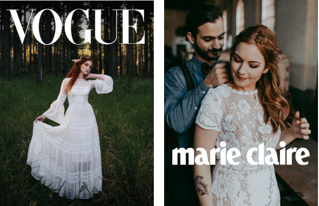 Lost in Paris wedding dresses Vogue Magazine Marie Claire